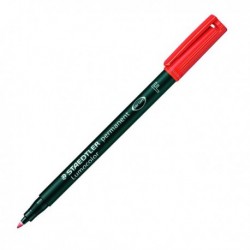 Staedtler Lumocolour Perm Fine Black Pk10
