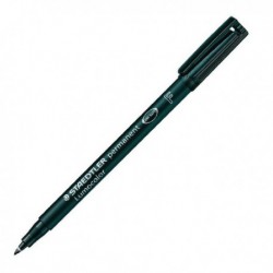 Staedtler Lumocolour Perm Fine Black Pk10