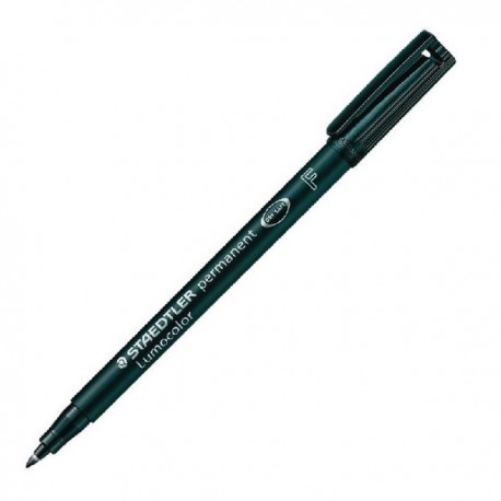 Staedtler Lumocolour Perm Fine Black Pk10