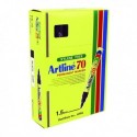 Artline 70 Bullet Perm Marker Black Pk12