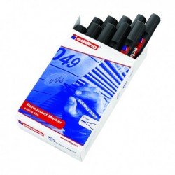 Edding 330 Perm Marker Chisel Blk Pk10