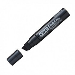 Pentel N50XL Marker Chisel Tip Blck Pk12