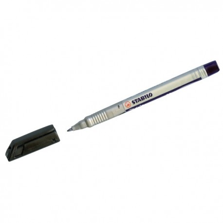 Stabilo Write4All Marker Med Black Pk10