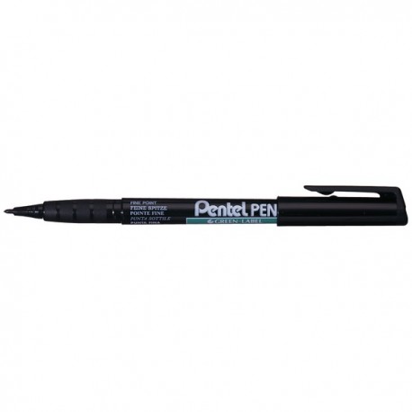 Pentel Perm Marker Fine Black Pk12