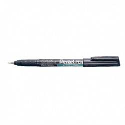 Pentel Super Fine Marker Black Pk12