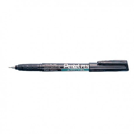Pentel Super Fine Marker Black Pk12