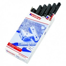 Edding 8404 Aerospace Marker Blk Pk10