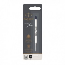 Parker Quink Blk Bpoint Med Refill Pk12