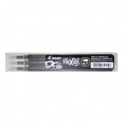 Pilot FriXion Refill Medium Black Pk3