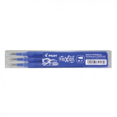 Pilot FriXion Refill Medium Blue Pk3