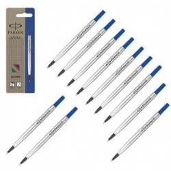Parker Medium Blue Rollerball Refil Pk12