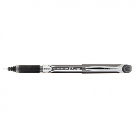 Pilot V7 HiTecpoint Grip Pen Blk Pk12