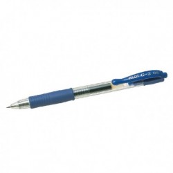 Pilot G205 Retract Gel Pen Fine Blue Pk12