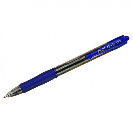 Pilot G207 Retract Gel Pen Med Blue Pk12