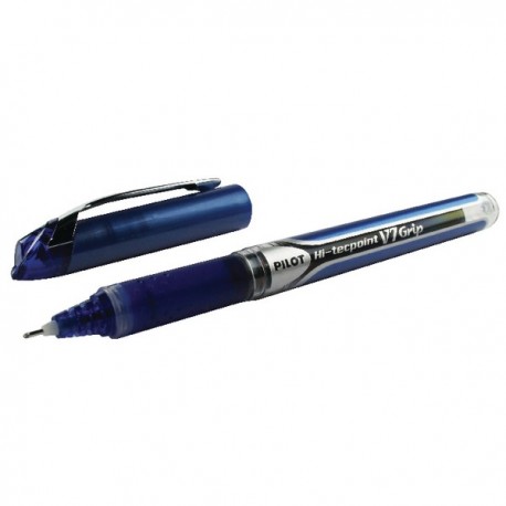 Pilot V7 HiTecpoint Grip Pen Blue Pk12