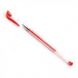 Red Ink Gel Pens - (Pack of 10)