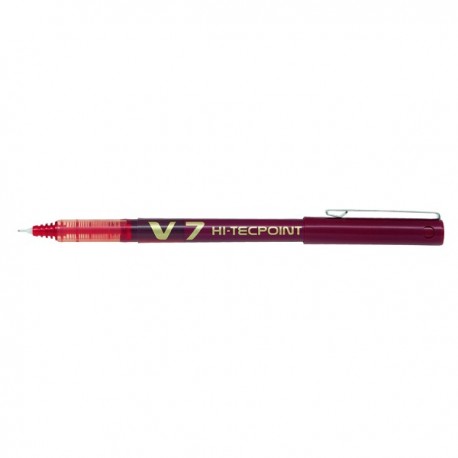 Pilot V7 HiTecpoint Pen Fine Red Pk12