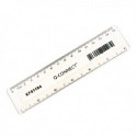 Q-Connect Clear 150mm/15cm/6inch Ruler