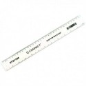 Q-Connect Shatterproof 300mm Clear Ruler