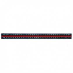 Linex Tri Scale Ruler 30cm Aluminium