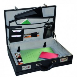 Monolith Expanding Attache Case PVC Blk