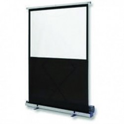 Nobo Grey Floor Standing Portable Screen