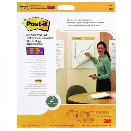 Post-it Table Meetng Chart Refill Pk2