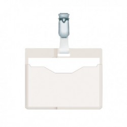 Durable Name Badge 60x90mm Clip Pk25