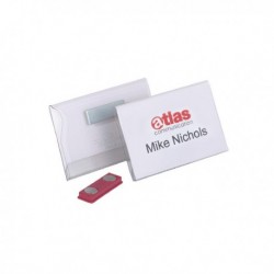 Durable Magn 54x90mm Badges Pk25 8117/19