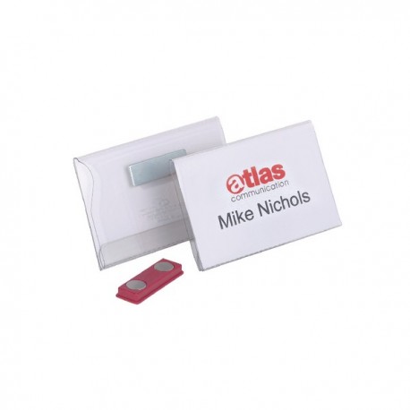 Durable Magn 54x90mm Badges Pk25 8117/19