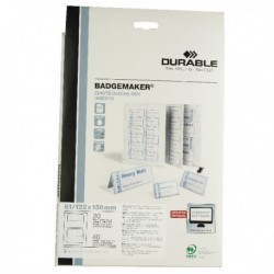 Durable Badgemaker Insert 61x150 Pk40