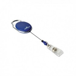Durable Dk Blue Badge Reel Style Pk10