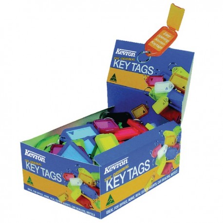 Kevron Clicktag Key Tag Asstd Pk100