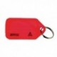 Kevron Plastic Red Clicktag Key Tags