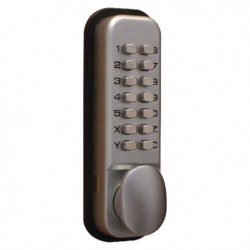 Lockit Chrome Push Button Digital Lock