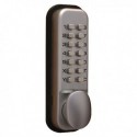 Lockit Chrome Push Button Digital Lock