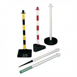 Yellow/Black Triangular Post Conc Base