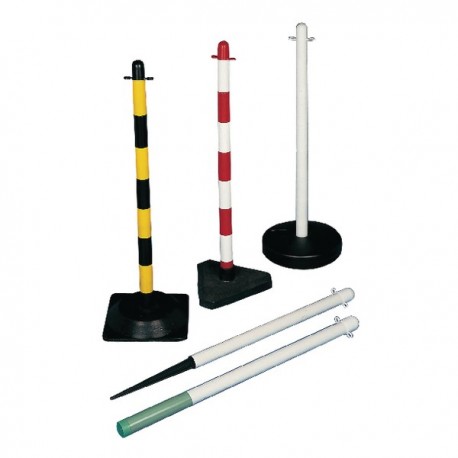 Yellow/Black Triangular Post Conc Base