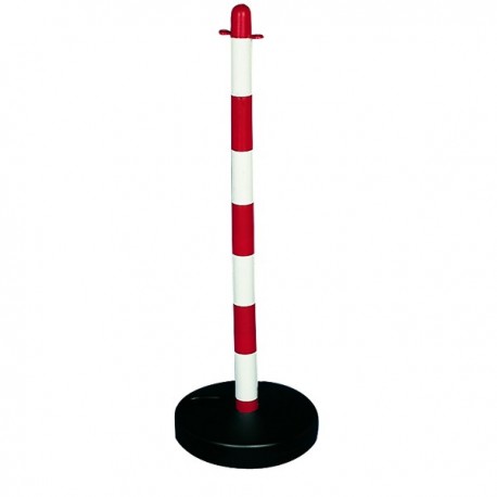 Bi-Pose Red/White Post And Base
