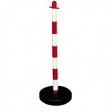 Bi-Pose Red/White Post And Base