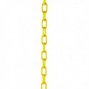 Yellow Plastic Chain 10mm Short Link 25M