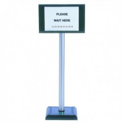 PVC Post 110Cm / Sign Holder A4 370445