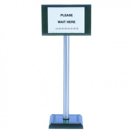 PVC Post 110Cm / Sign Holder A4 370445