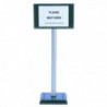 PVC Post 110Cm / Sign Holder A4 370445