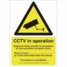 DP Act Compliant CCTV A5 Self-Adh Sign