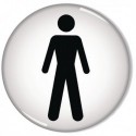 Domed Sign Men Symbol 60mm RDS2