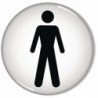 Domed Sign Men Symbol 60mm RDS2