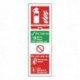 Fire Exting Water 280x90mm Self-Adh Sign
