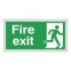 Fire Exit Right 150x300mm Self-Adh Sign