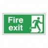 Fire Exit Right 150x300mm Self-Adh Sign